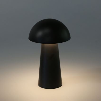 Rabalux - LED vanjska punjiva lampa s dodirnim prigušivačem LED/1,5W/5V IP44 1200 mAh USB crna
