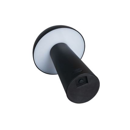 Rabalux - LED vanjska punjiva lampa s dodirnim prigušivačem LED/1,5W/5V IP44 1200 mAh USB crna