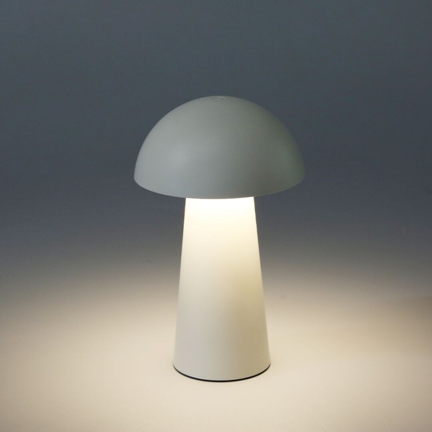 Rabalux - LED vanjska lampa s dodirnim upravljanjem i prigušivanjem, punjiva, LED/1,5W/5V, IP44, 1200 mAh, USB, bijela