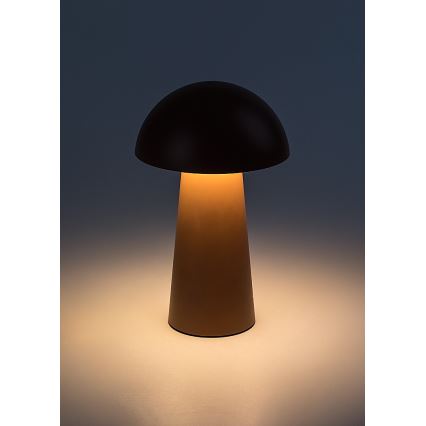 Rabalux - LED punjiva vanjska lampa s prigušivanjem na dodir LED/1,5W/5V IP44 1200 mAh USB smeđa