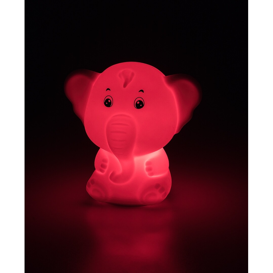 Rabalux - LED RGB Dodirno noćno svjetlo LED/0,05W/1xCR2032 slon