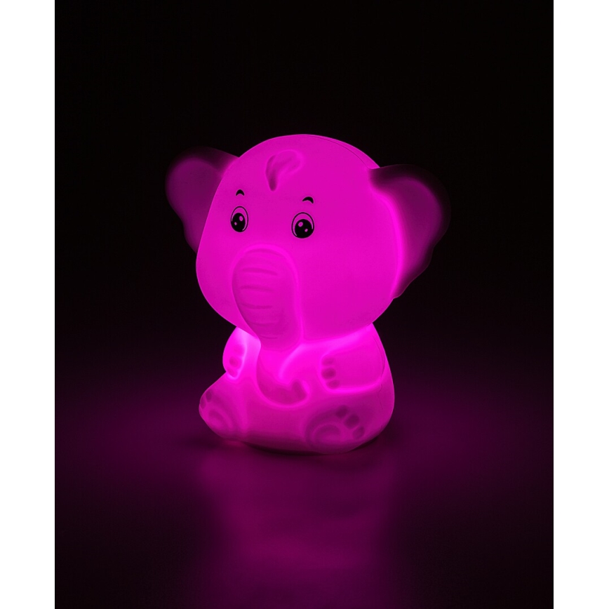 Rabalux - LED RGB Dodirno noćno svjetlo LED/0,05W/1xCR2032 slon