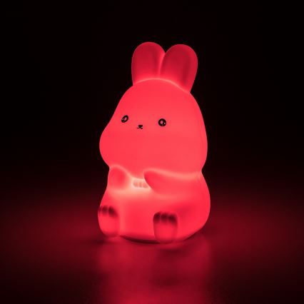Rabalux - LED RGB Dodirno noćno svjetlo LED/0,05W/1xCR2032 zec