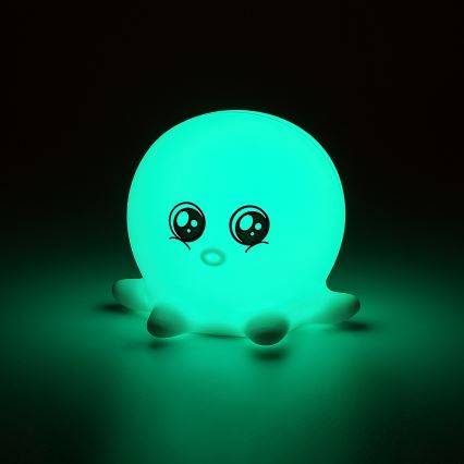 Rabalux - LED RGB Dodirno noćno svjetlo LED/0,05W/1xCR2032 hobotnica