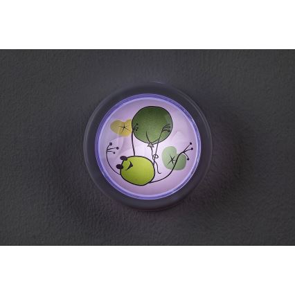 Rabalux - Dječja noćna LED svjetiljka LED/0,3W/2xAA 6000K