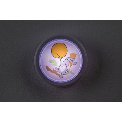 Rabalux - Dječja noćna LED svjetiljka LED/0,3W/2xAA 6000K