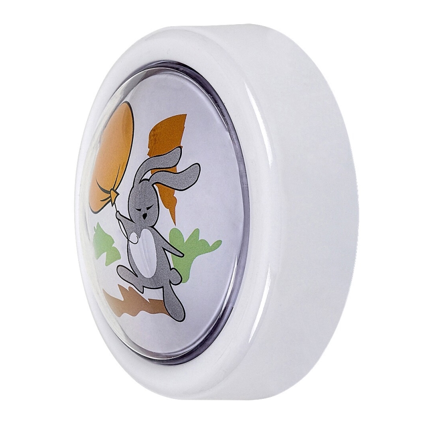 Rabalux - Dječja noćna LED svjetiljka LED/0,3W/2xAA 6000K