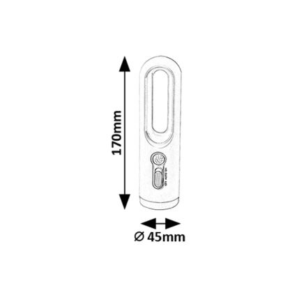 Rabalux - LED Prijenosna punjiva lampa sa senzorom LED/0,8W/3,7V 3000/7000K