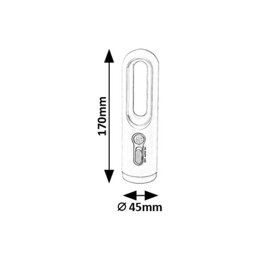 Rabalux - LED Prijenosna punjiva lampa sa senzorom LED/0,8W/3,7V 3000/7000K