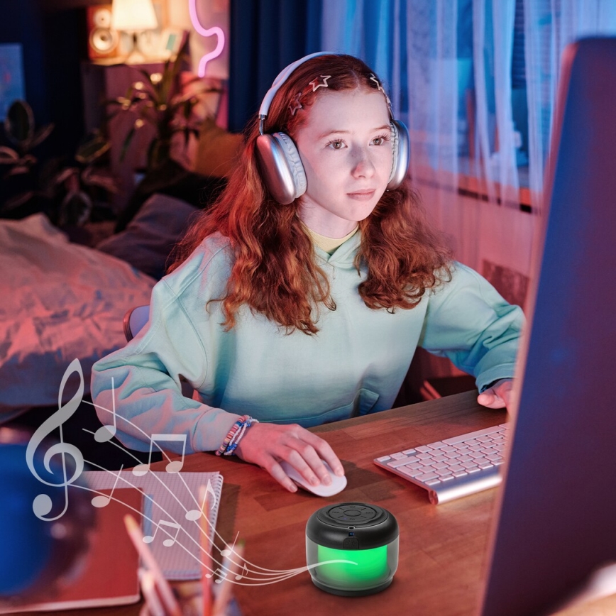 Rabalux - RGB Stolna lampa sa zvučnikom RGB/3W/3,7V 500mAh