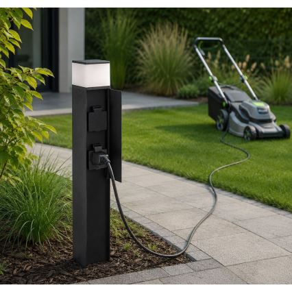Rabalux - LED vanjska svjetiljka s 2 utičnicama LED/10W/230V IP44