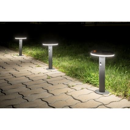 Rabalux - LED Solarna svjetiljka sa senzorom LED/10W/3,7V IP44 2500 mAh