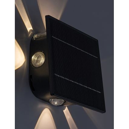 Rabalux - LED Prigušiva solarna zidna svjetiljka LED/0,5W/3,7V 3000K/6000K IP54