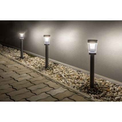 Rabalux - LED solarna lampa LED/3W/3,7V IP65 antracit 2000 mAh
