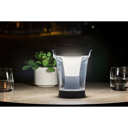 Rabalux - LED RGB solarna svjetiljka s prigušivanjem LED/3W/3,7V IP54 antracit 2000 mAh