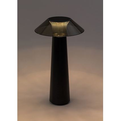 Rabalux - LED Prigušiva punjiva stolna lampa na dodir LED/5W/5V IP44 crna