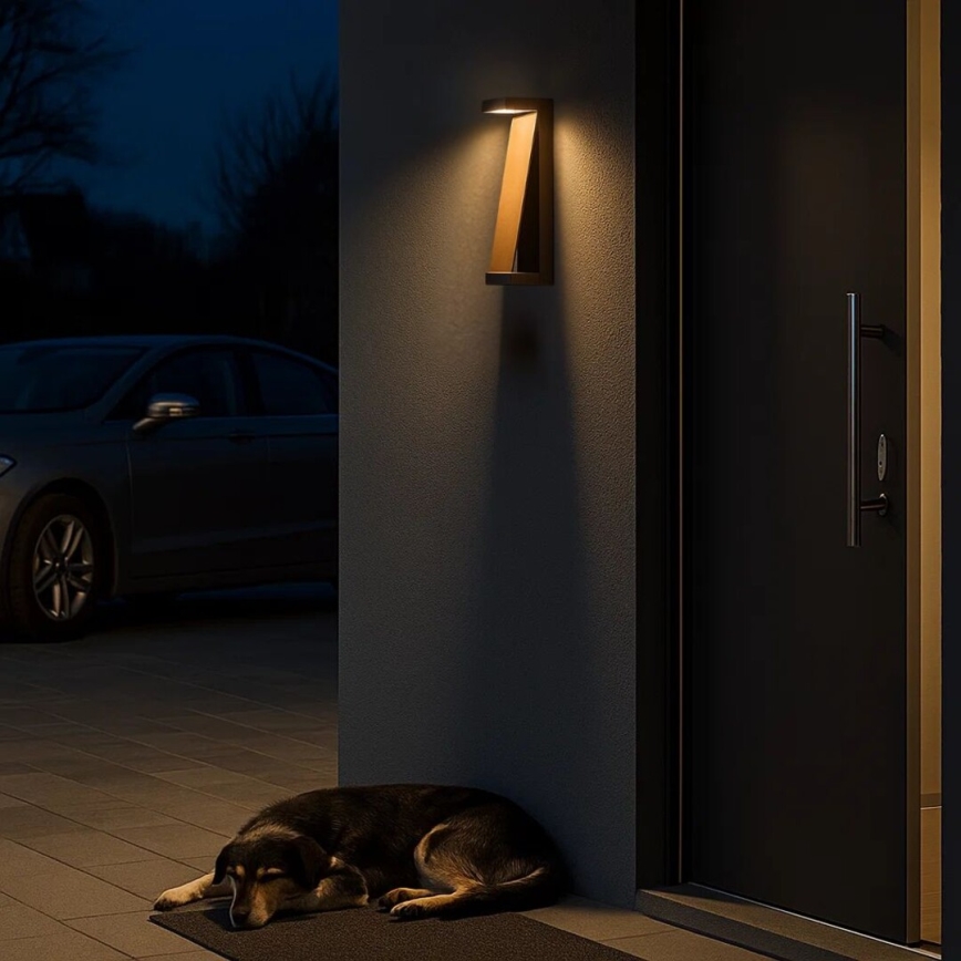 Rabalux - LED vanjsko zidno svjetilo LED/13W/230V IP65 smeđa
