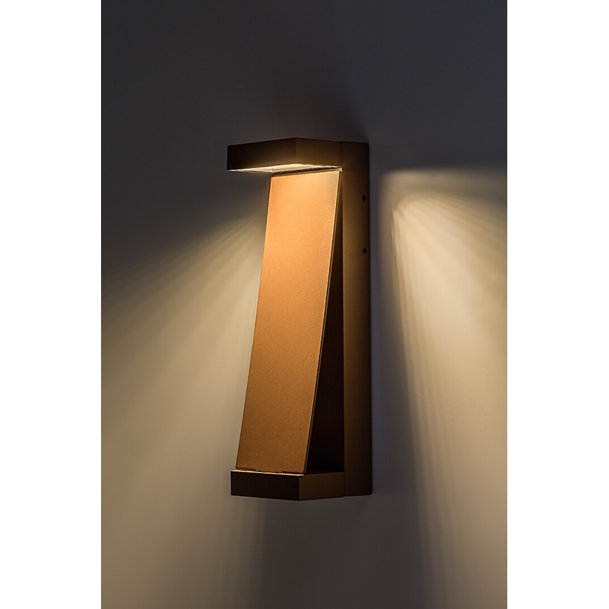 Rabalux - LED vanjsko zidno svjetilo LED/13W/230V IP65 smeđa