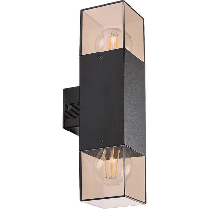 Rabalux - Vanjska zidna svjetiljka 2xE27/60W/230V IP54 crna