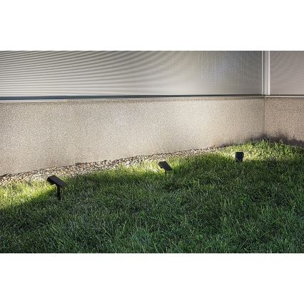 Rabalux - LED solarna svjetiljka LED/0,5W/3,7V IP65 crna 3000 mAh