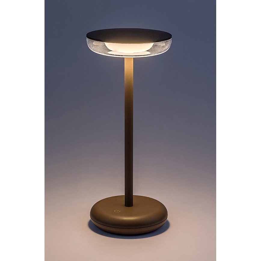 Rabalux - LED Prigušiva punjiva vanjska lampa LED/6W/5V IP44 1800 mAh smeđa