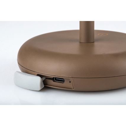 Rabalux - LED Prigušiva punjiva vanjska lampa LED/6W/5V IP44 1800 mAh smeđa