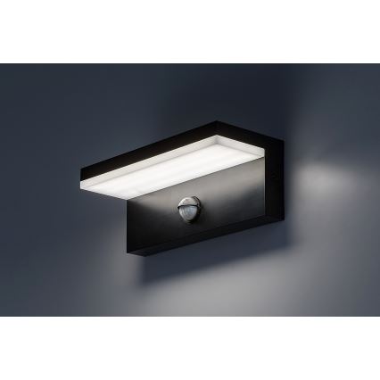 Rabalux - LED Vanjska zidna svjetiljka sa senzorom LED/9W/230V 2700/4000/6500K IP54 crna