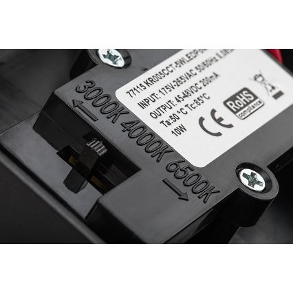 Rabalux - LED Vanjska zidna svjetiljka sa senzorom LED/9W/230V 2700/4000/6500K IP54 crna