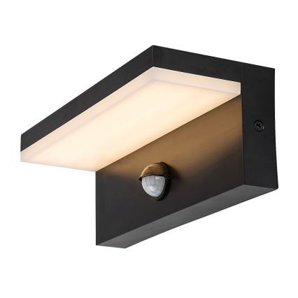 Rabalux - LED vanjsko zidno svjetlo sa senzorom LED/9W/230V 2700/4000/6500K IP54 crna