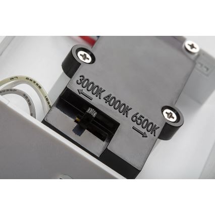 Rabalux - LED vanjsko zidno svjetlo sa senzorom LED/9W/230V 2700/4000/6500K IP54 bijela