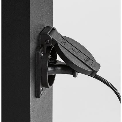 Rabalux - Vanjska lampa s utičnicom 1xE27/12W/230V IP44