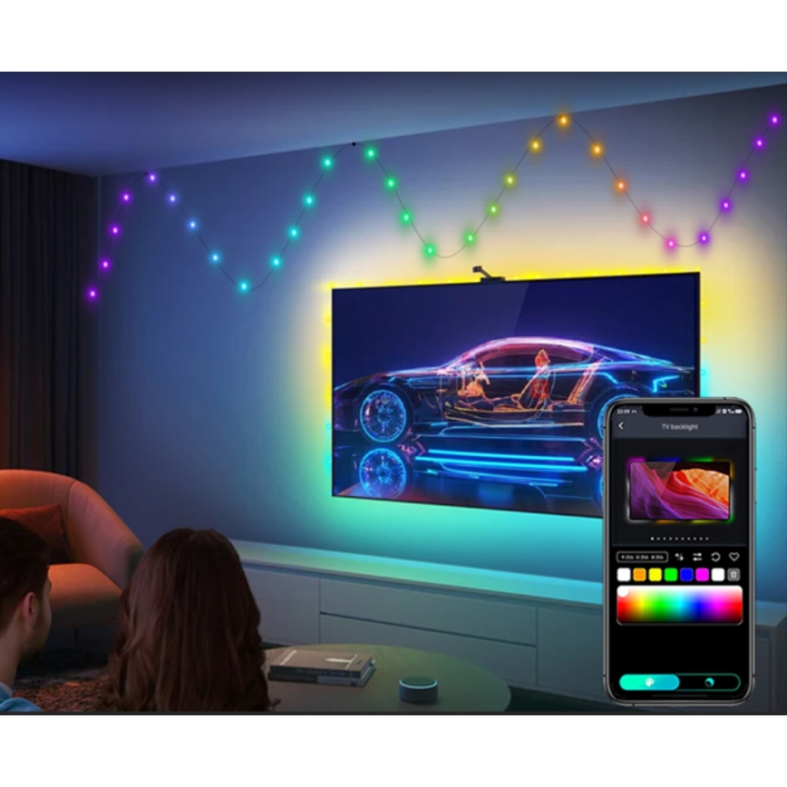 Rabalux - LED RBG Traka LED/2,8W/5V 5m IP44 WiFi + daljinski upravljač