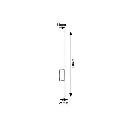 Rabalux - LED Vanjska zidna svjetiljka LED/12W/230V IP44