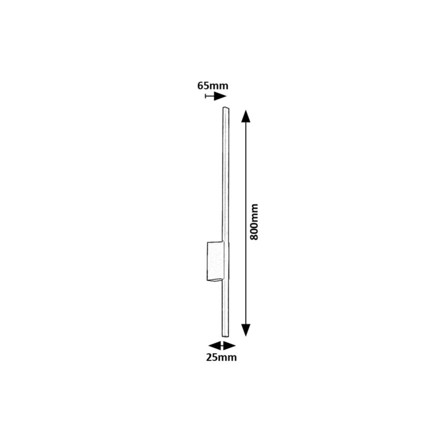 Rabalux - LED Vanjska zidna svjetiljka LED/12W/230V IP44