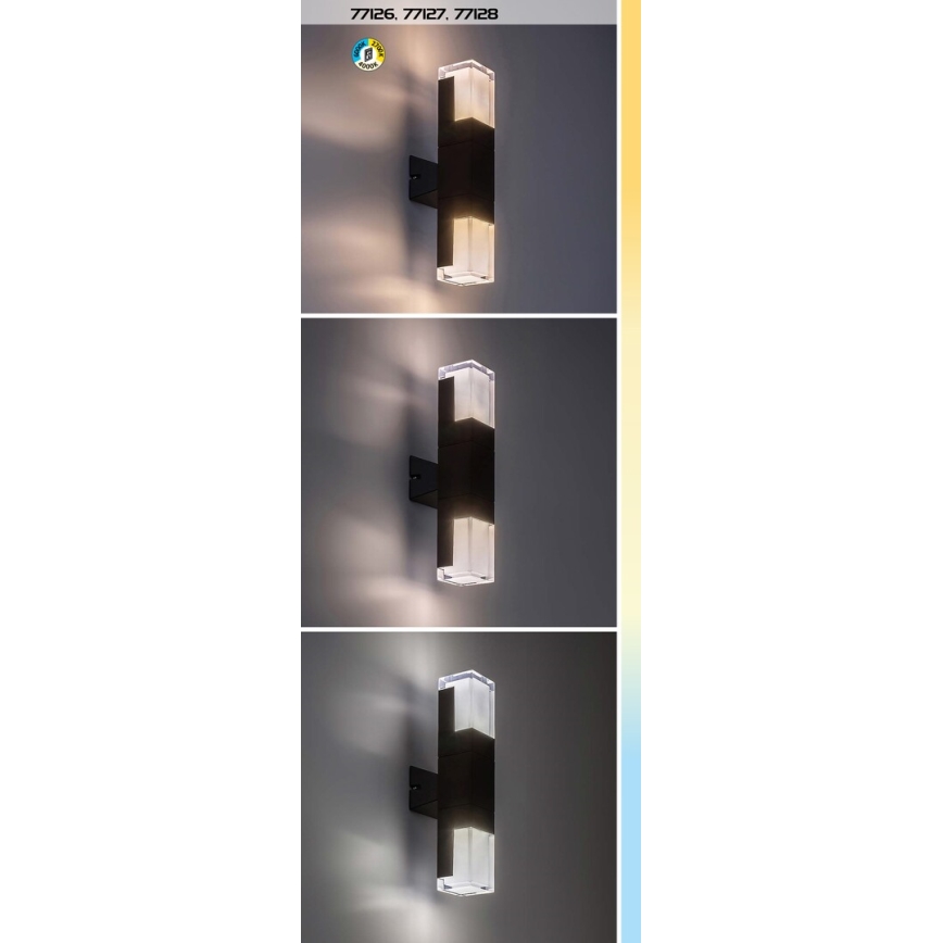 Rabalux - LED vanjsko zidno svjetlo LED/7W/230V 2700/4000/6000K IP54