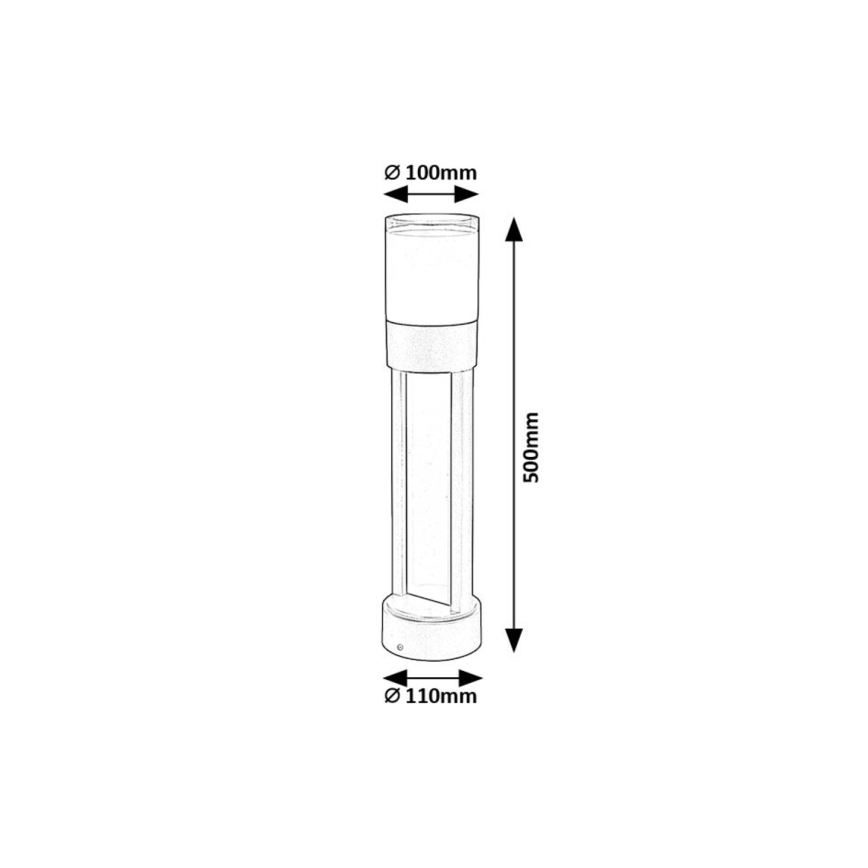 Rabalux - LED Vanjska lampa LED/12W/230V IP44 50 cm
