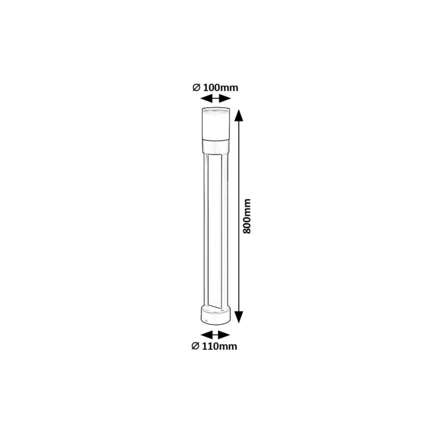 Rabalux - LED Vanjska lampa LED/12W/230V IP44 80 cm