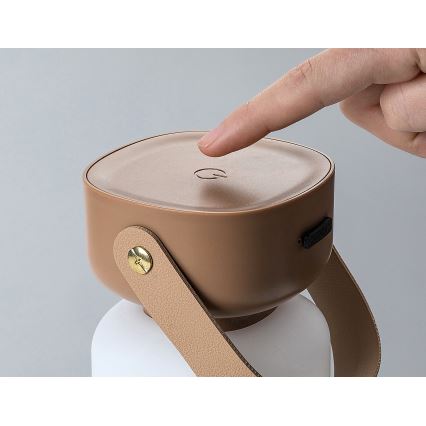 Rabalux - LED vanjska punjiva stolna lampa s dodirnim upravljanjem, prigušiva, LED/3W/5V IP44 smeđa