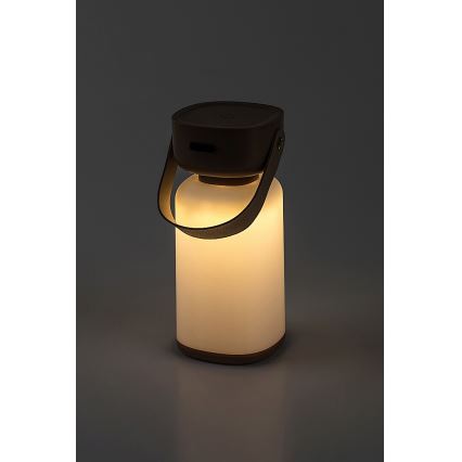 Rabalux - LED Vanjska prigušiva punjiva stolna lampa na dodir LED/3W/5V IP44 smeđa