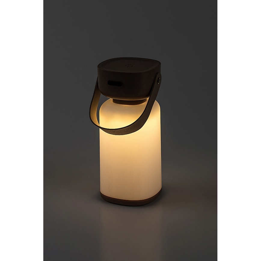 Rabalux - LED Vanjska prigušiva punjiva stolna lampa na dodir LED/3W/5V IP44 smeđa