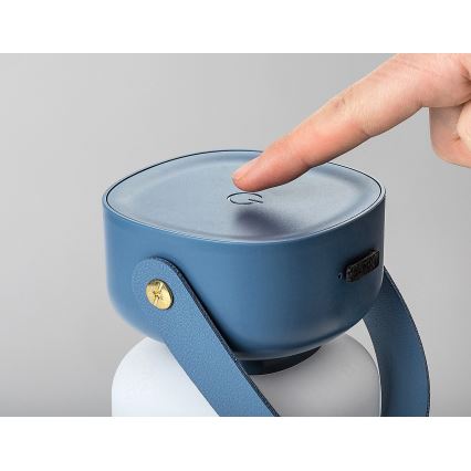 Rabalux - LED Vanjska prigušiva punjiva stolna lampa na dodir LED/3W/5V IP44 plava