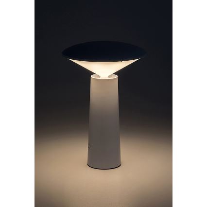 Rabalux - LED Prigušiva punjiva dodirna stolna lampa POLPERRO LED/3W/3,7V 1200mAh bijela
