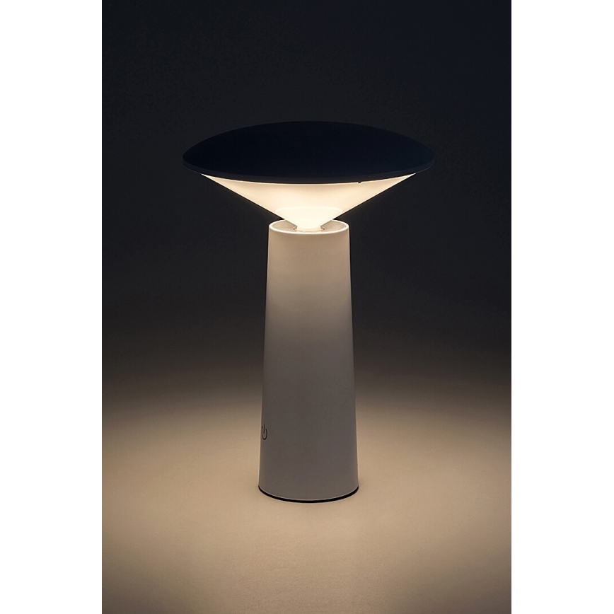 Rabalux - LED Prigušiva punjiva dodirna stolna lampa POLPERRO LED/3W/3,7V 1200mAh bijela