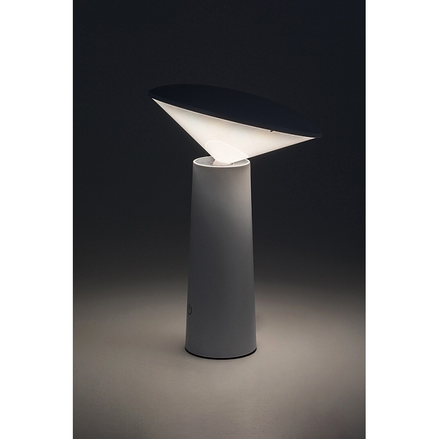 Rabalux - LED Prigušiva punjiva dodirna stolna lampa POLPERRO LED/3W/3,7V 1200mAh bijela