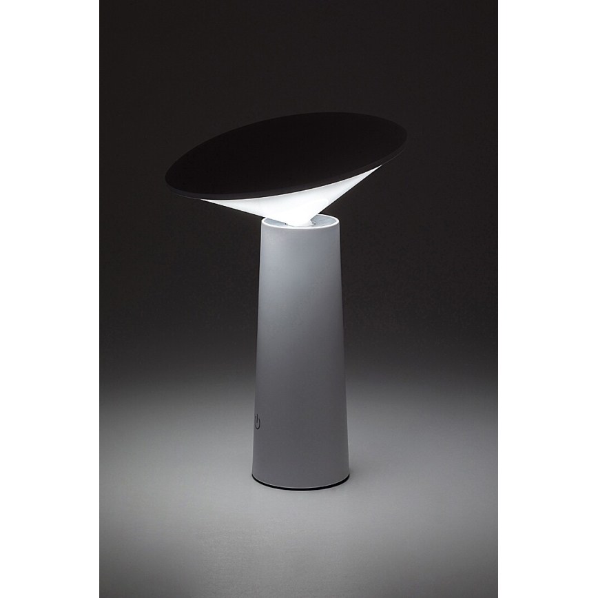 Rabalux - LED Prigušiva punjiva dodirna stolna lampa POLPERRO LED/3W/3,7V 1200mAh bijela