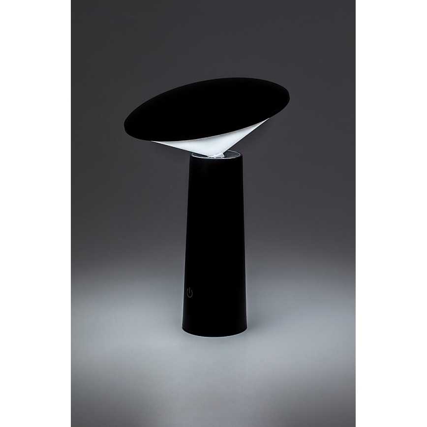 Rabalux - LED Podesiva punjiva stolna lampa na dodir POLPERRO LED/3W/3,7V 1200mAh crna
