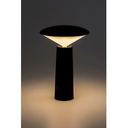 Rabalux - LED Prigušiva punjiva dodirna stolna lampa POLPERRO LED/3W/3,7V 1200mAh crna
