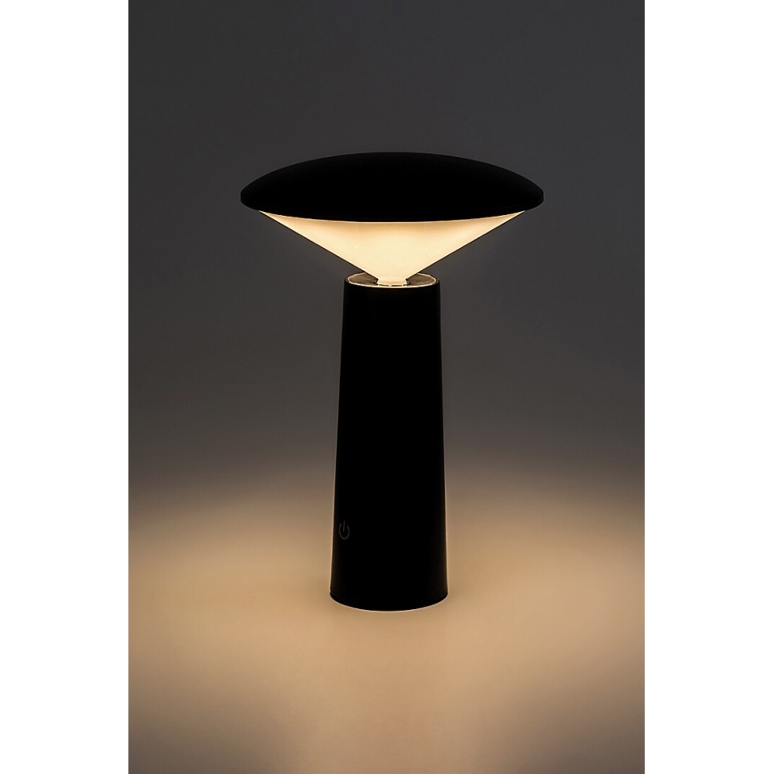 Rabalux - LED Prigušiva punjiva dodirna stolna lampa POLPERRO LED/3W/3,7V 1200mAh crna