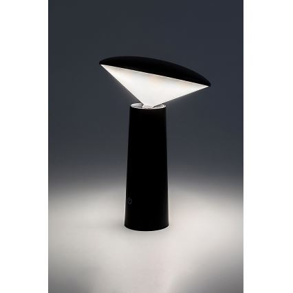 Rabalux - LED Prigušiva punjiva dodirna stolna lampa POLPERRO LED/3W/3,7V 1200mAh crna