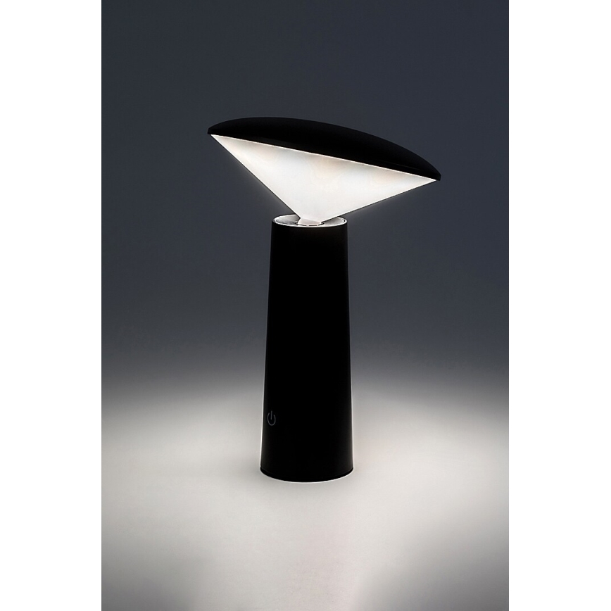 Rabalux - LED Prigušiva punjiva dodirna stolna lampa POLPERRO LED/3W/3,7V 1200mAh crna
